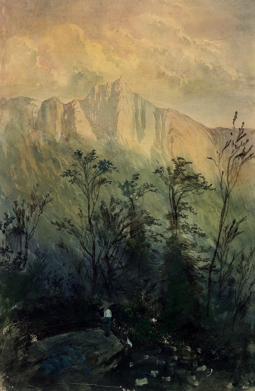 Landskap i Vosges, ca. 1883 av Gustave Dore