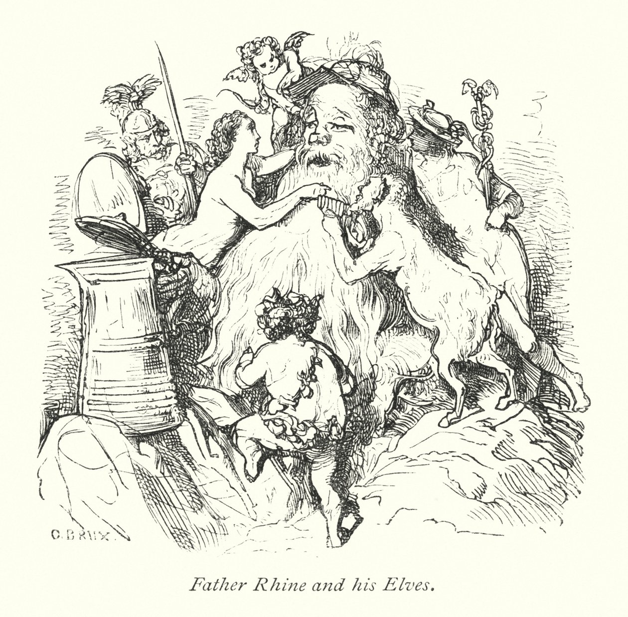 Marthas hevn (gravering) av Gustave Dore