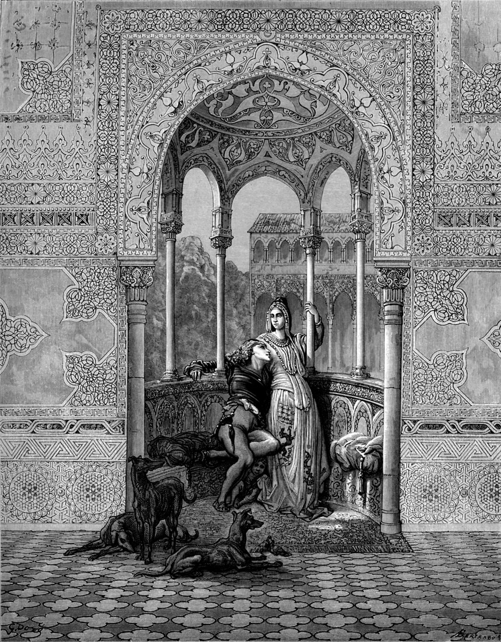 Orlando Furioso av Ludovico Ariosto av Gustave Dore