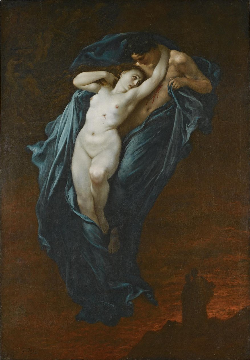 Paolo og Francesca av Gustave Dore