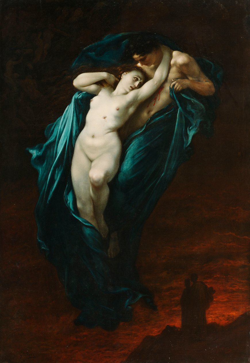 Paolo og Francesca da Rimini, 1863 av Gustave Dore