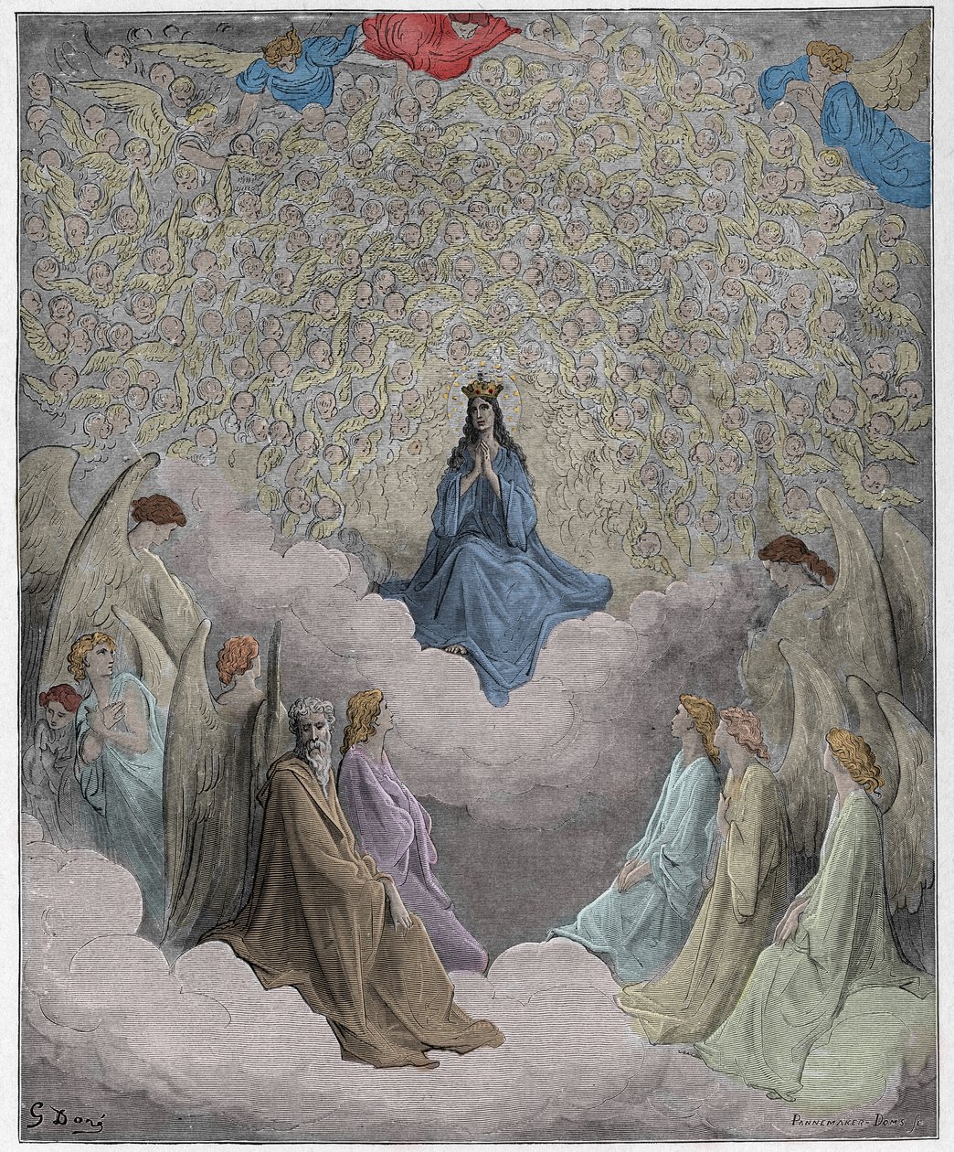 Paradiso, Canto 31: The queen of heaven - av Dante Alighieri av Gustave Dore