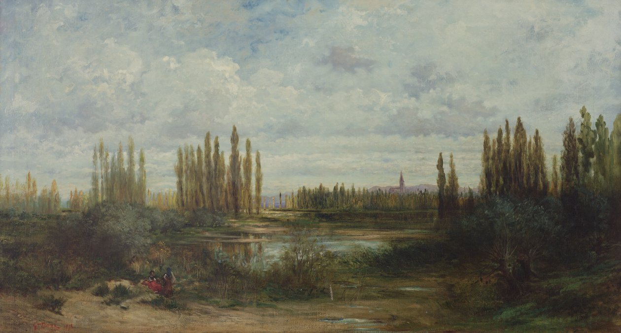 Dammer nær Strasbourg av Gustave Dore