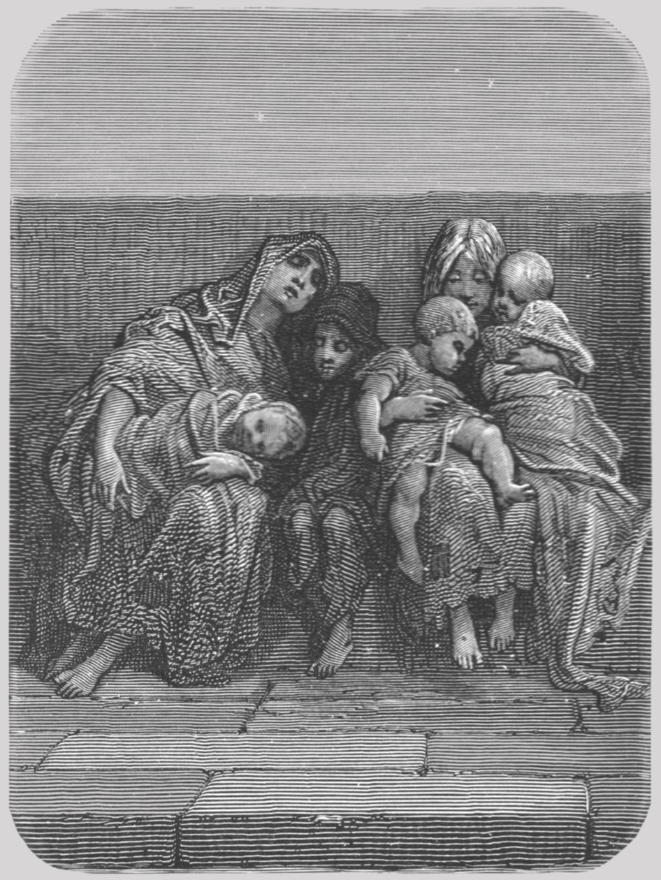 'Hvile på broen', 1872. av Gustave Dore