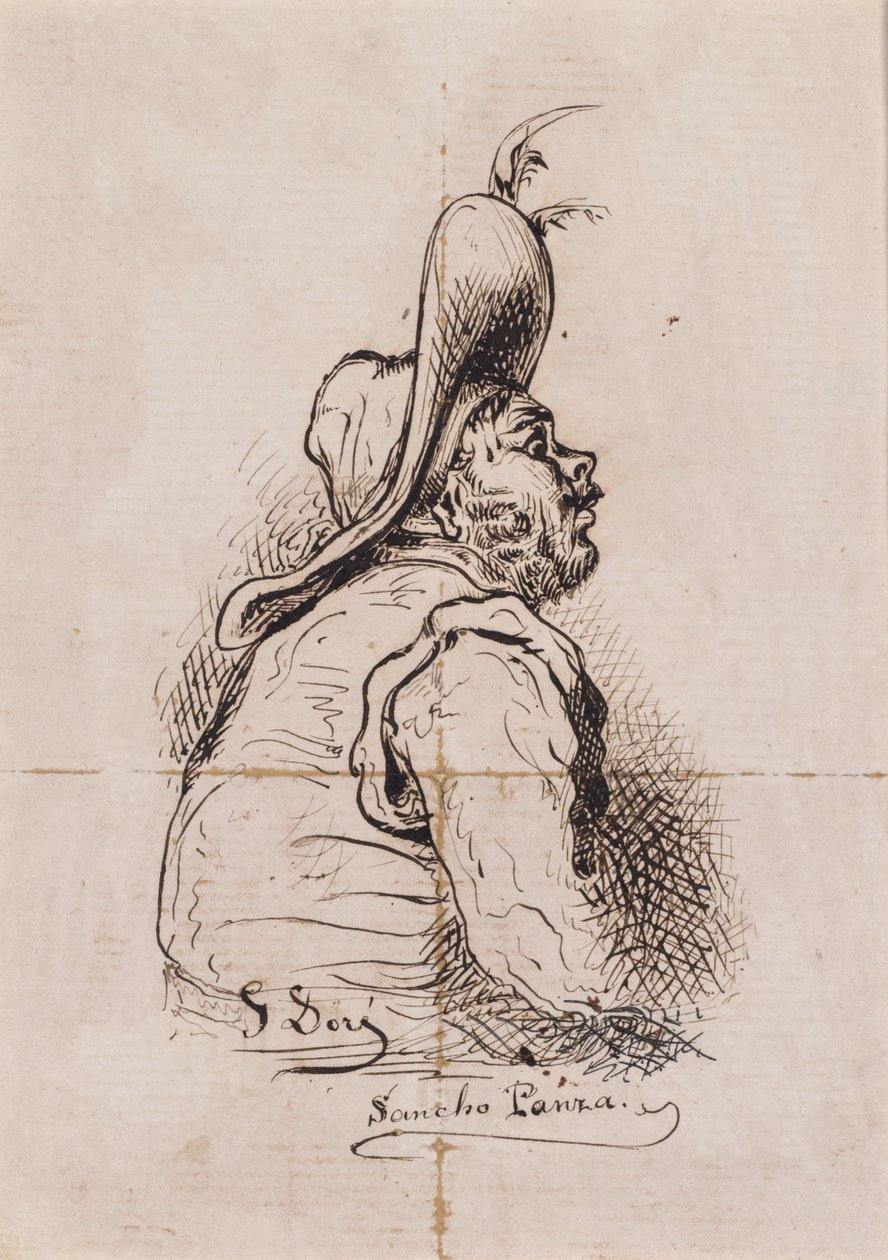 Sancho Panza av Gustave Dore