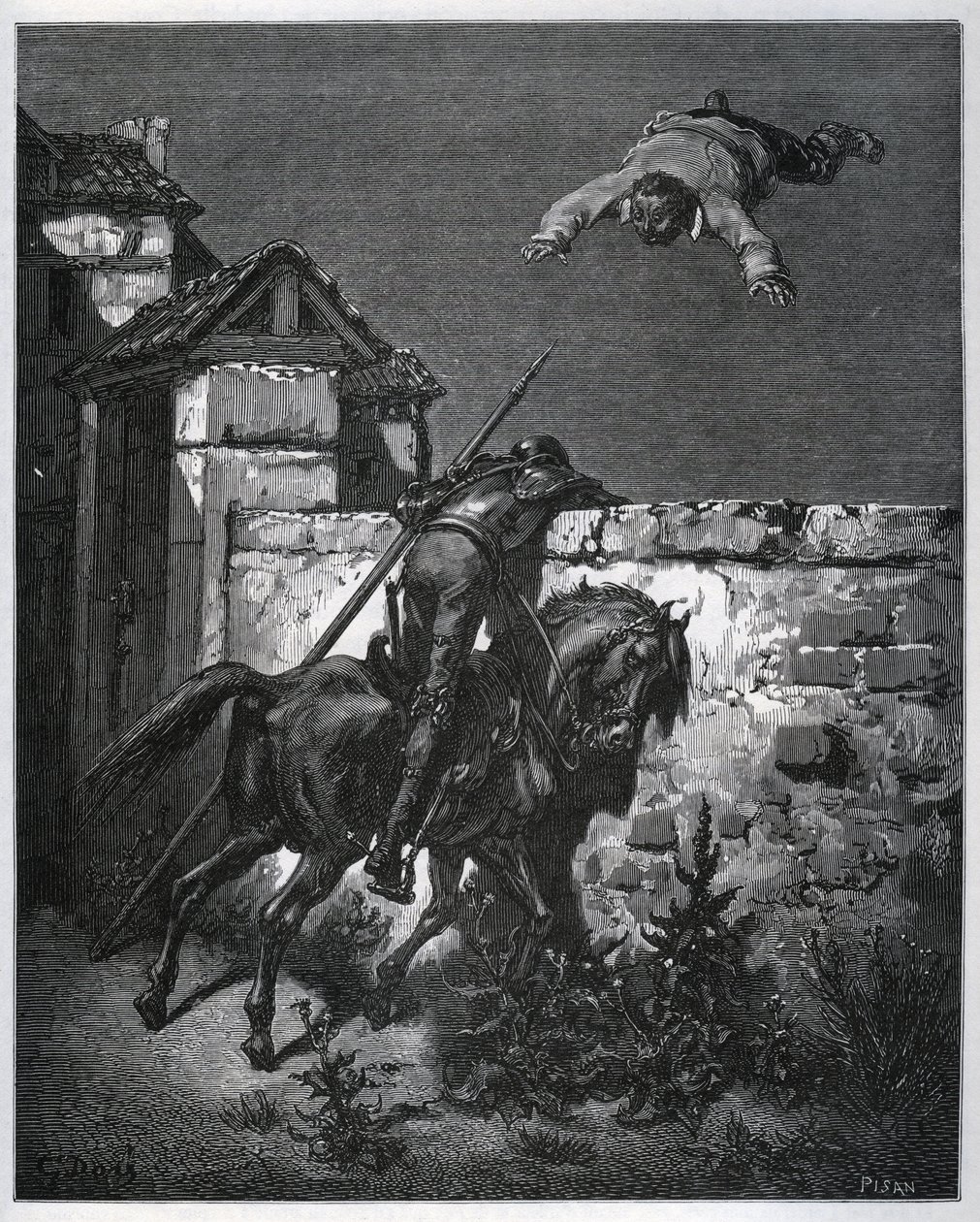 Sancho Panza gets fooled, and Don Quixote can