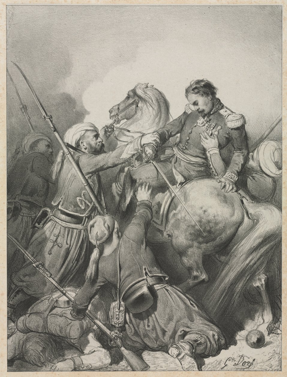 sardinsk offiser av Gustave Dore