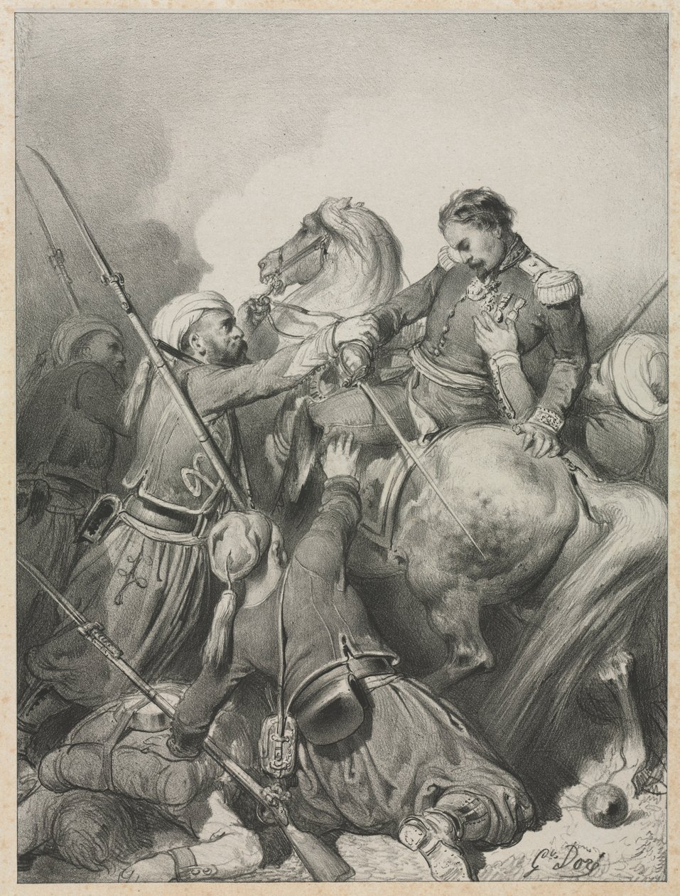 Sardinsk offiser. av Gustave Dore
