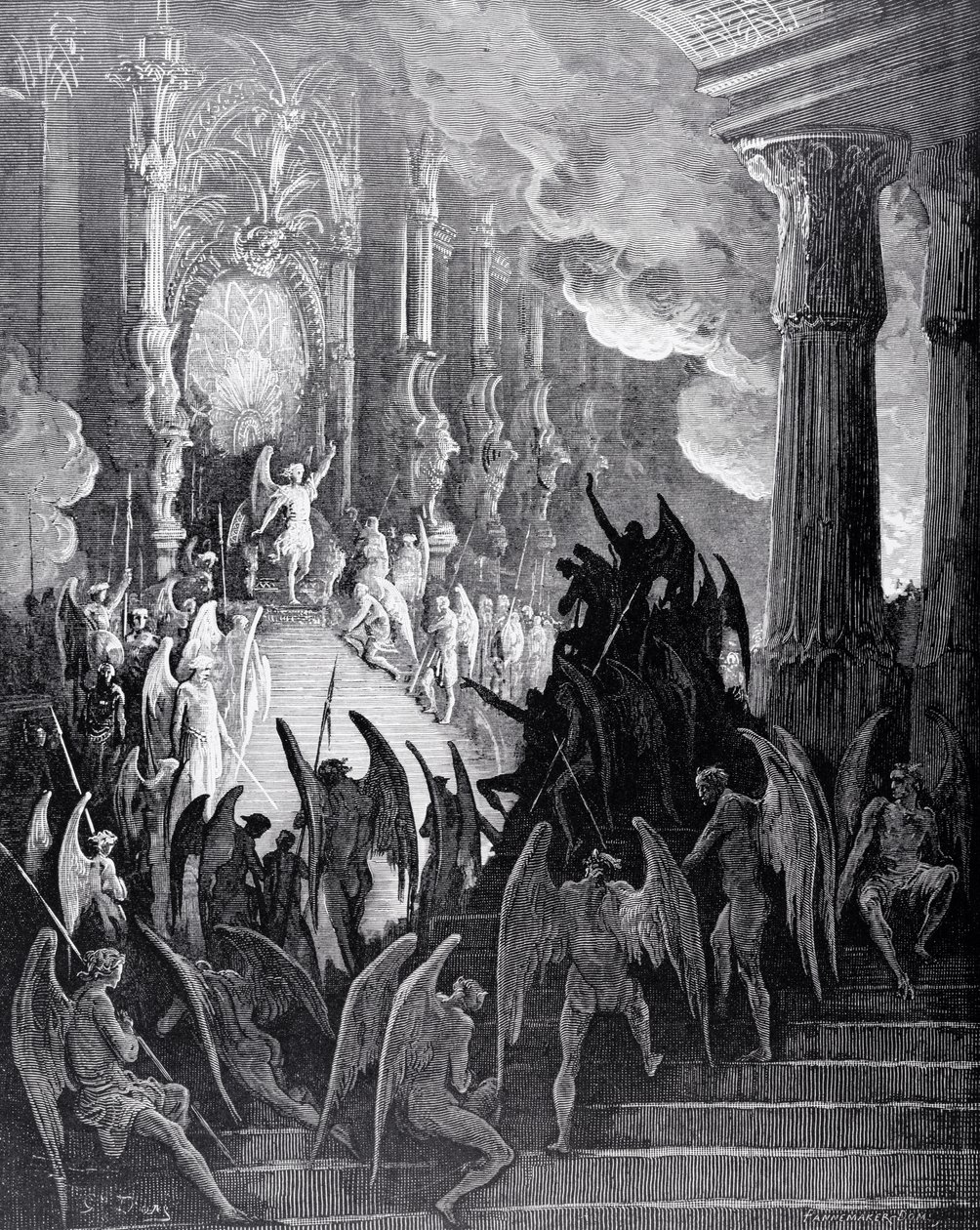 Satan i råd, fra bok I av 