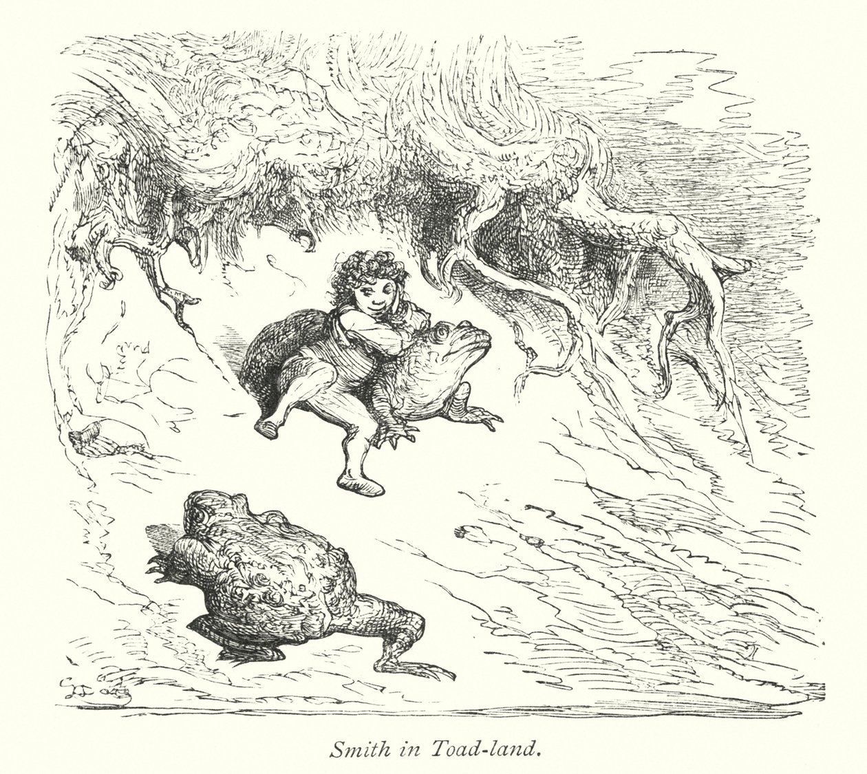 Smith i paddeland (gravering) av Gustave Dore