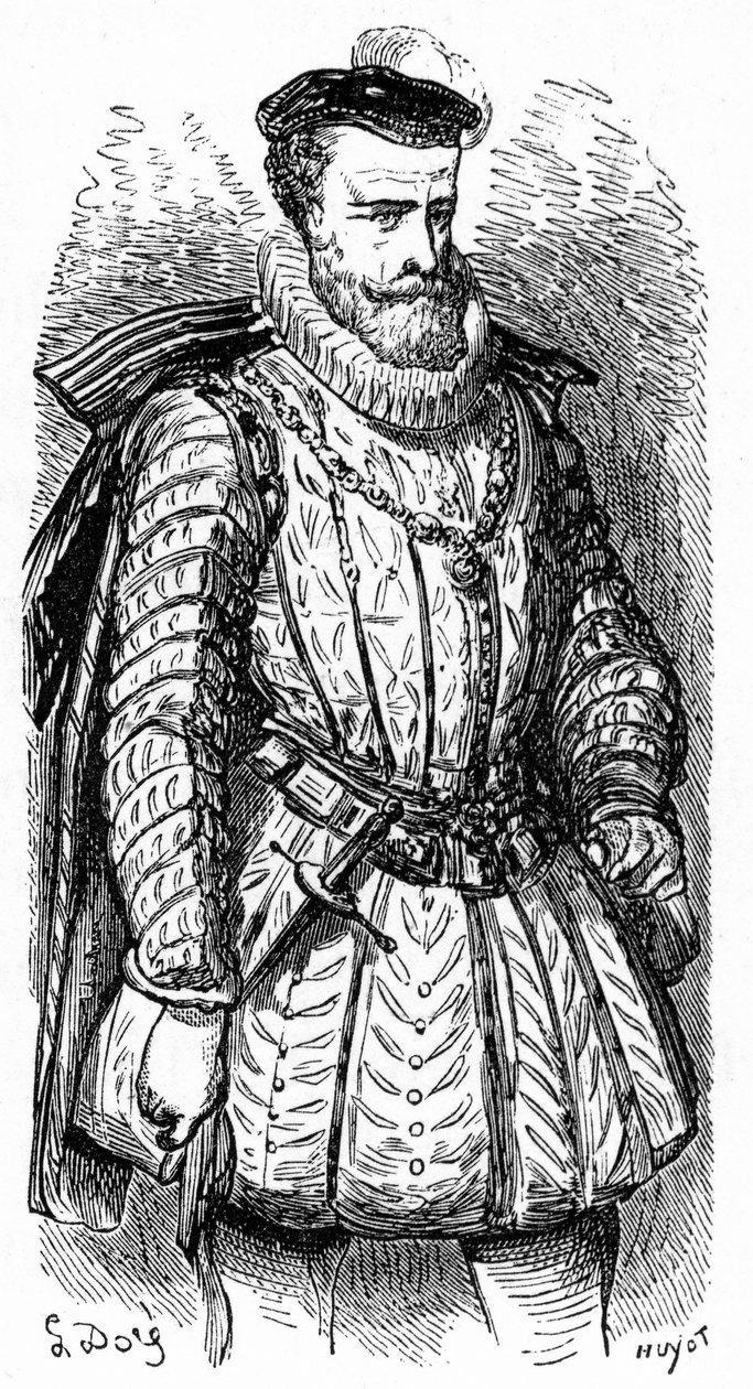 Sully (Maximilian av Bethune, baron de Rosny, hertug av Sully av Gustave Dore