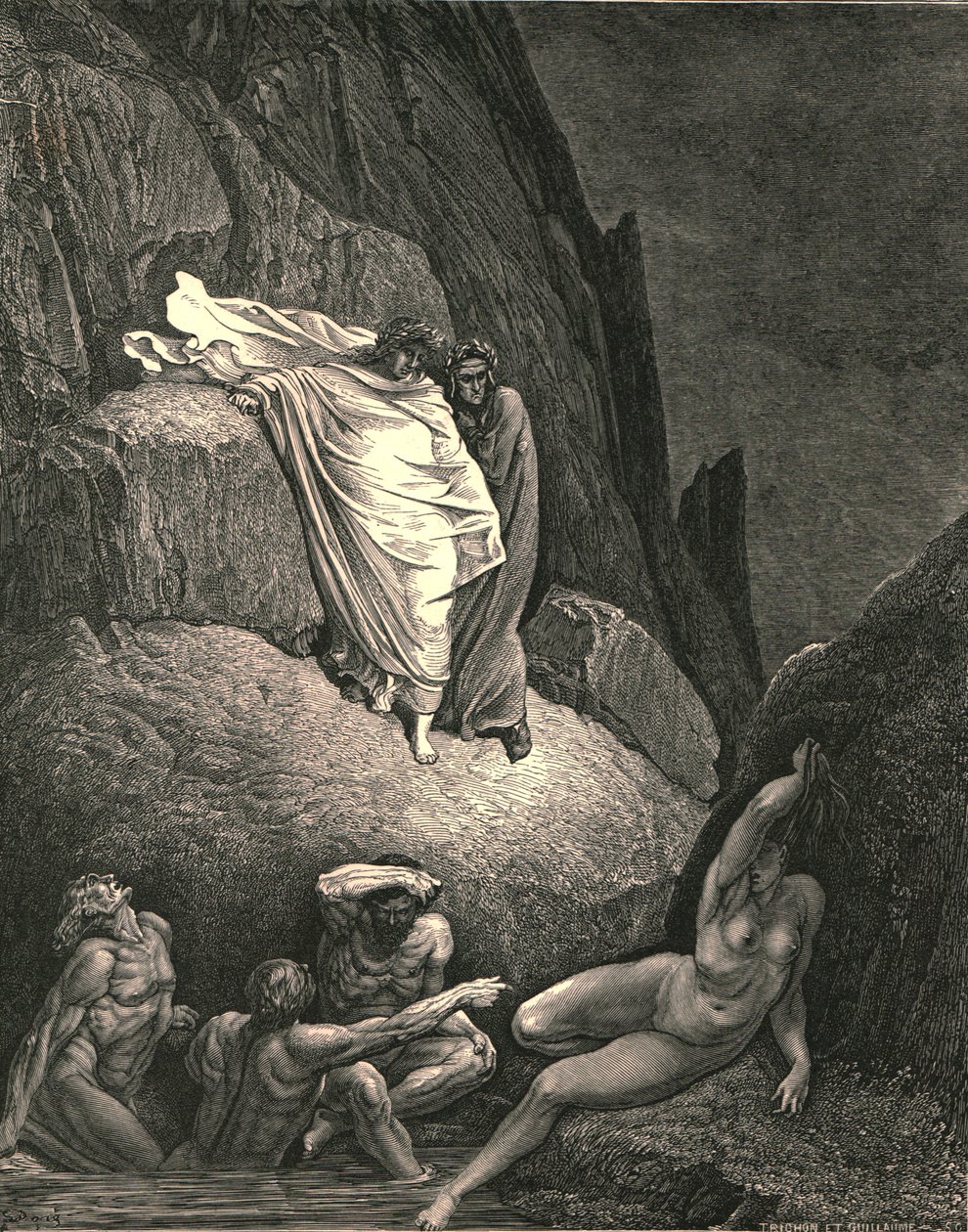 Thais er dette, skjøgen, c1890. av Gustave Dore