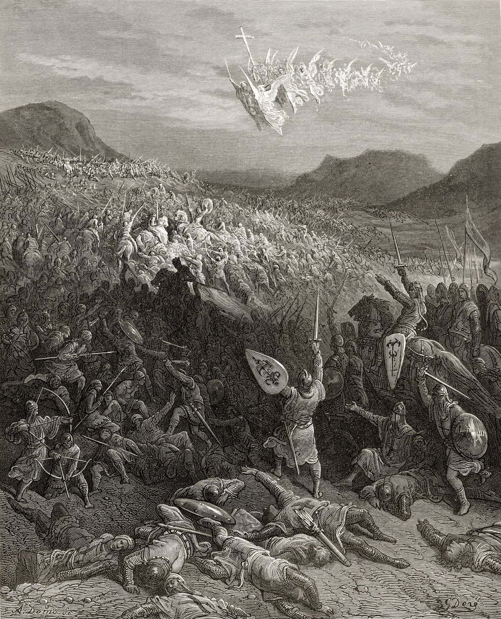Slaget ved Nicaea i 1097, illustrasjon fra 