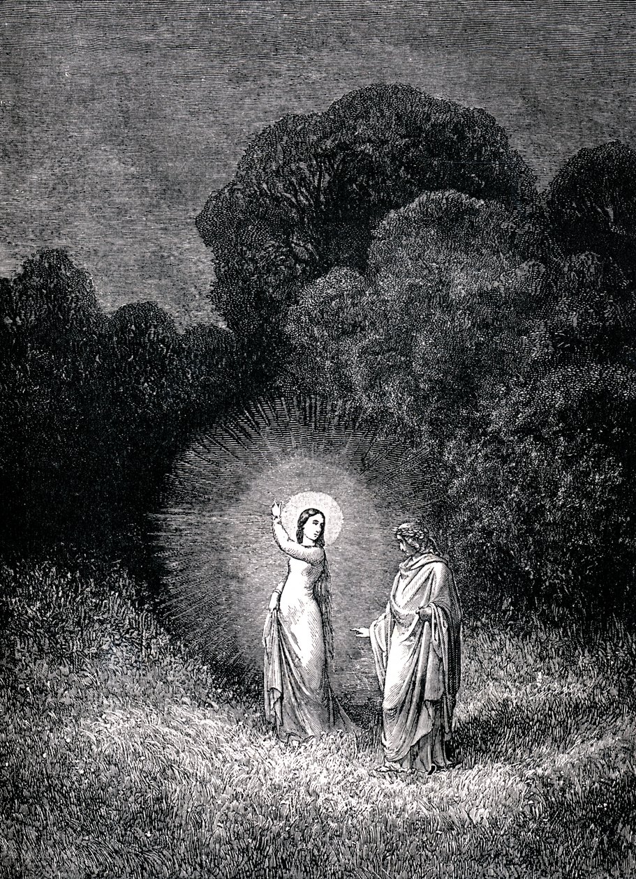Den guddommelige komedie helvete av Gustave Dore
