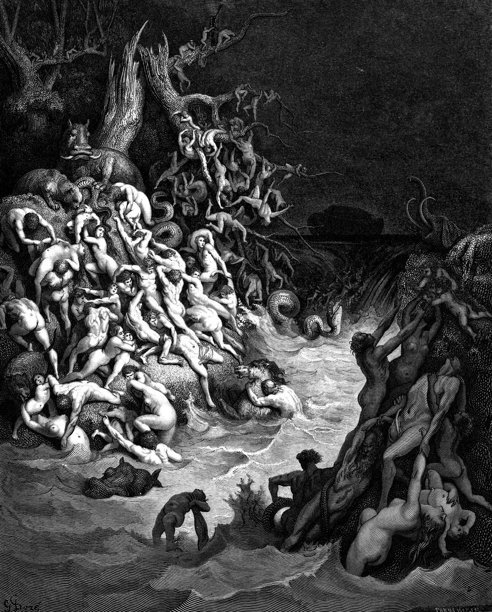 Flommen, 1866 av Gustave Dore