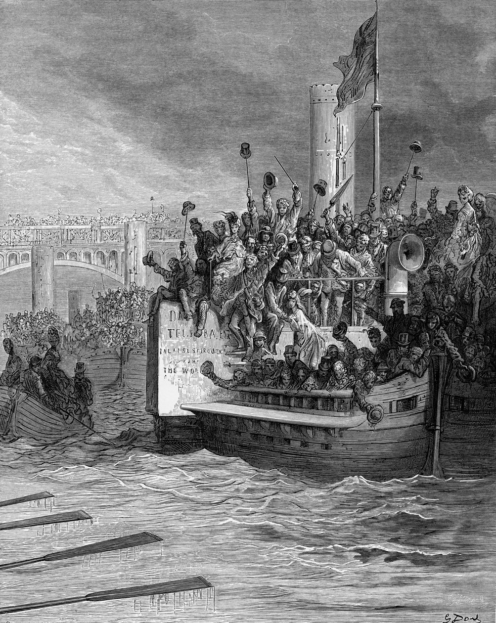Løpet av Gustave Doré av Gustave Dore