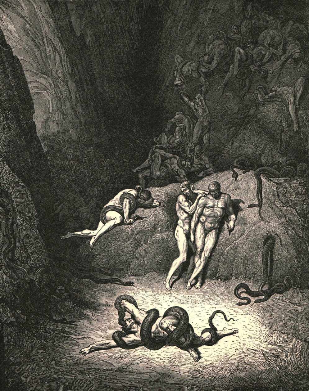 De to andre så på og utbrøt: Ah! Hvordan forandrer du deg, Agnello!, c1890. av Gustave Dore