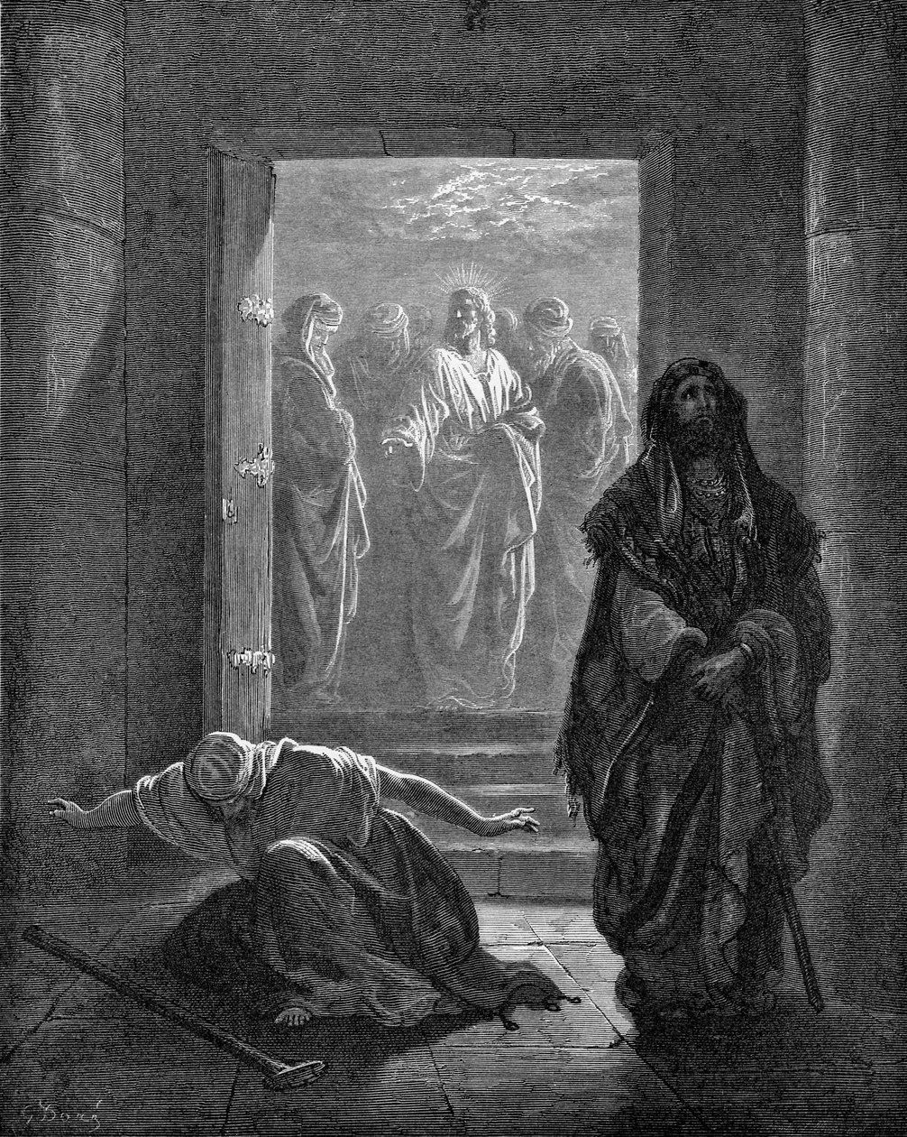Fariseeren og tolleren av Gustave Dore