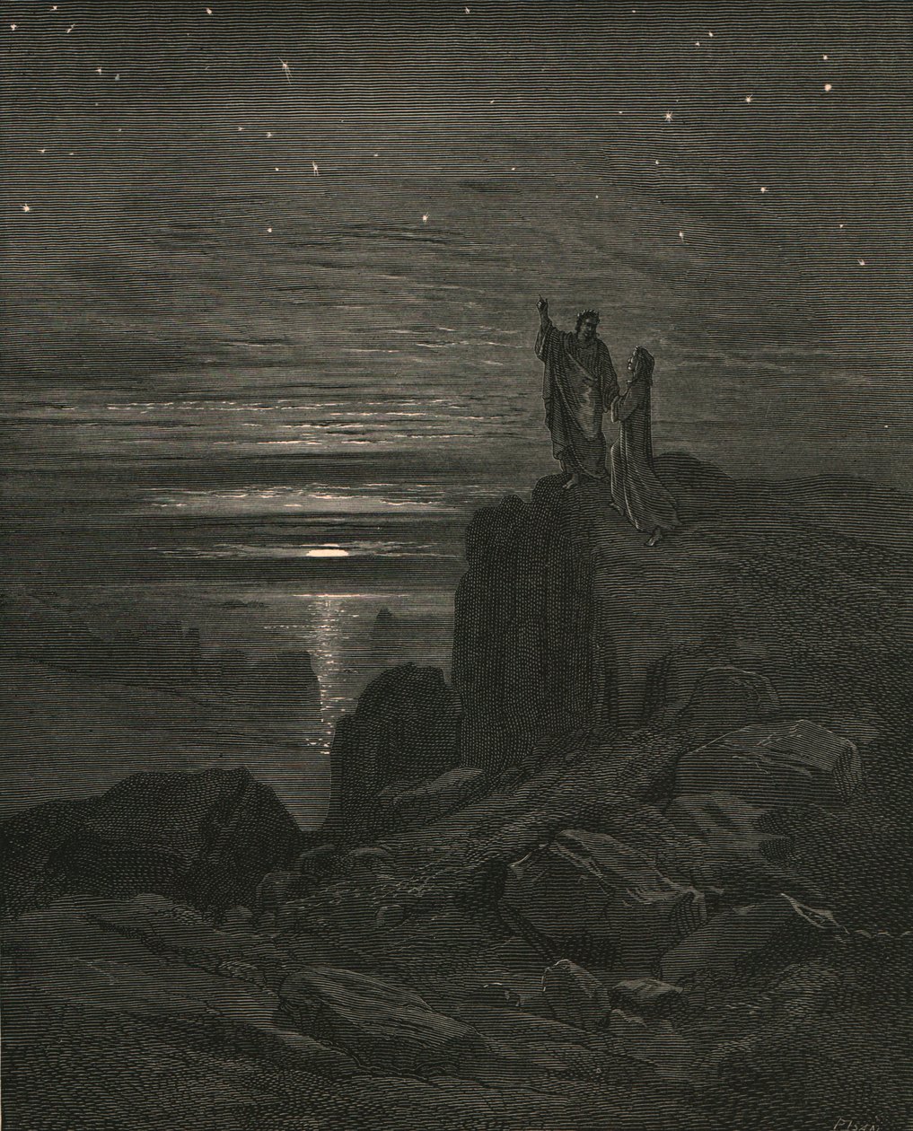 Derfra utstedte vi igjen stjernene, c1890. av Gustave Dore