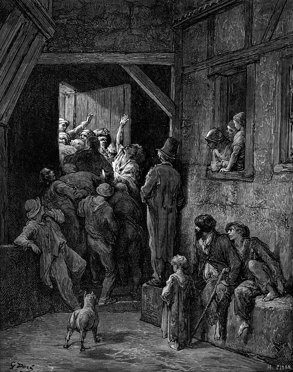 Slå ham ut, Ratcliff av Gustave Doré av Gustave Dore