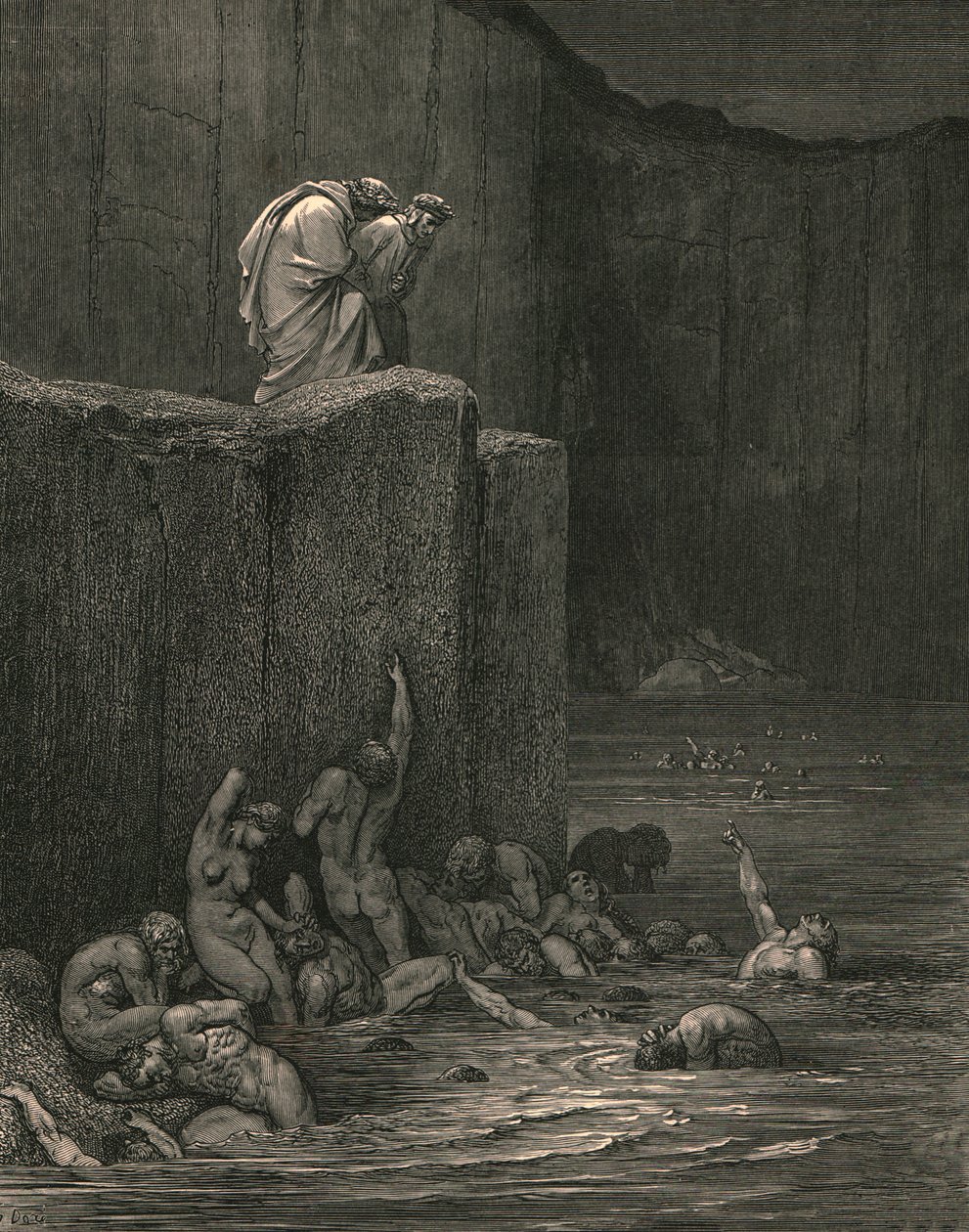 Hvorfor grådig bøyde dermed mer på meg, c1890. av Gustave Dore