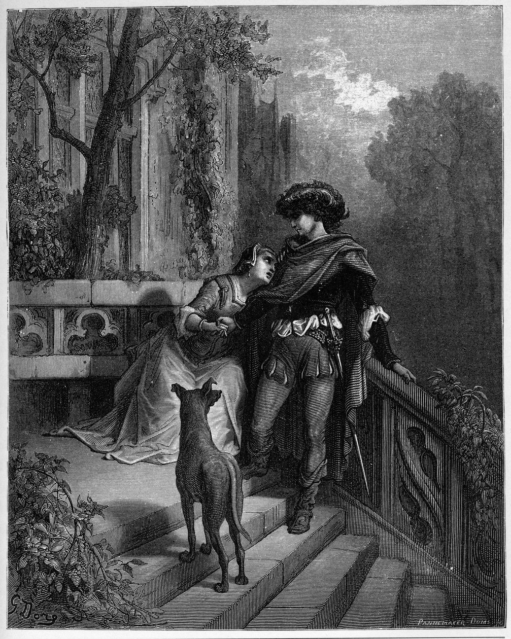 de to duene - de to duene - fra "Fables" av Jean de La Fontaine av Gustave Dore