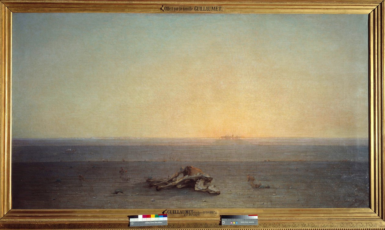 Sahara betyr også ørken. Maleri av Gustave Guillaumet (1840-1887) av Gustave Guillaumet