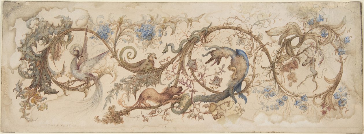 Allegory of laster, 1840-98. av Gustave Gustave Moreau,Moreau