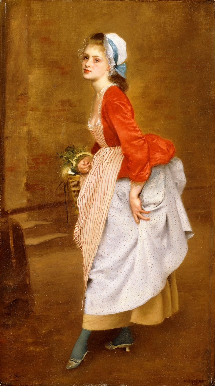 Kammerpiken, 1872 av Gustave Jacquet