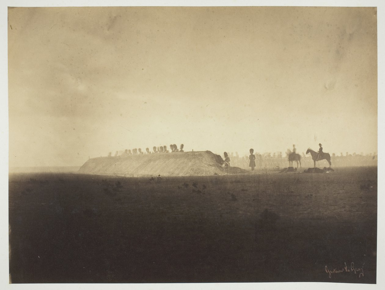 Chalons Encampment: Manøvrer 3. oktober av Gustave Le Gray