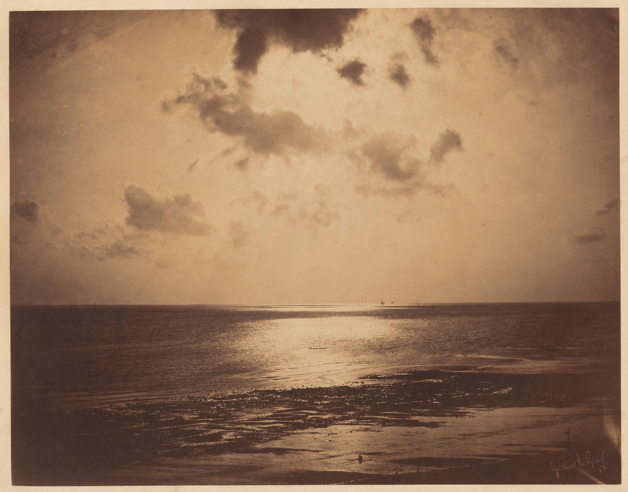 Soleffekt - Hav - nr. 23 av Gustave Le Gray