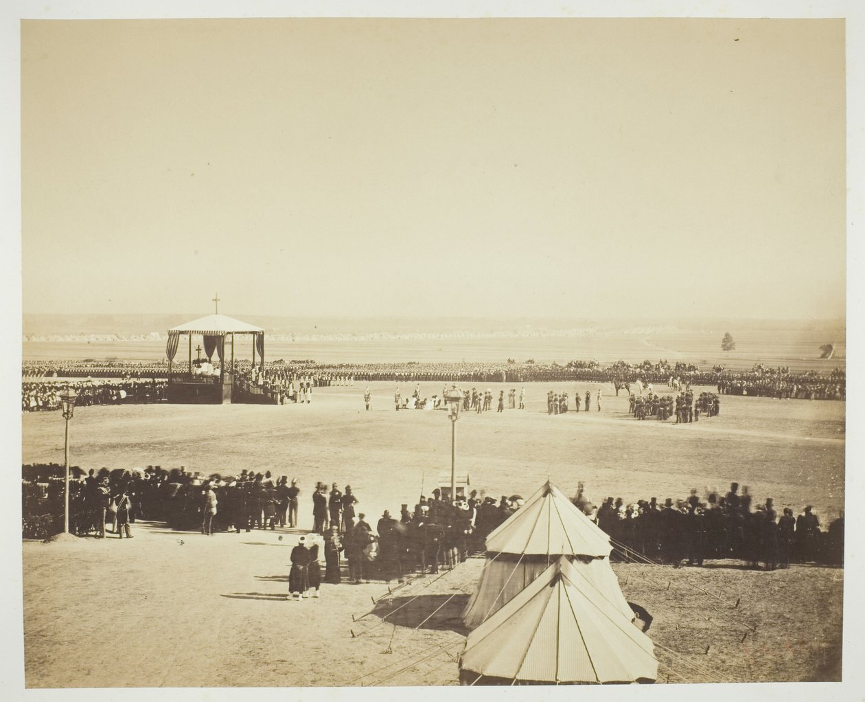 Messe, Camp de Chalons av Gustave Le Gray