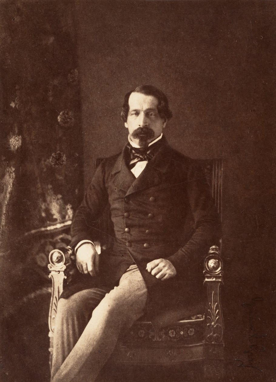 Portrett av Louis-Napoleon Bonaparte som prins-president, 1852. av Gustave Le Gray