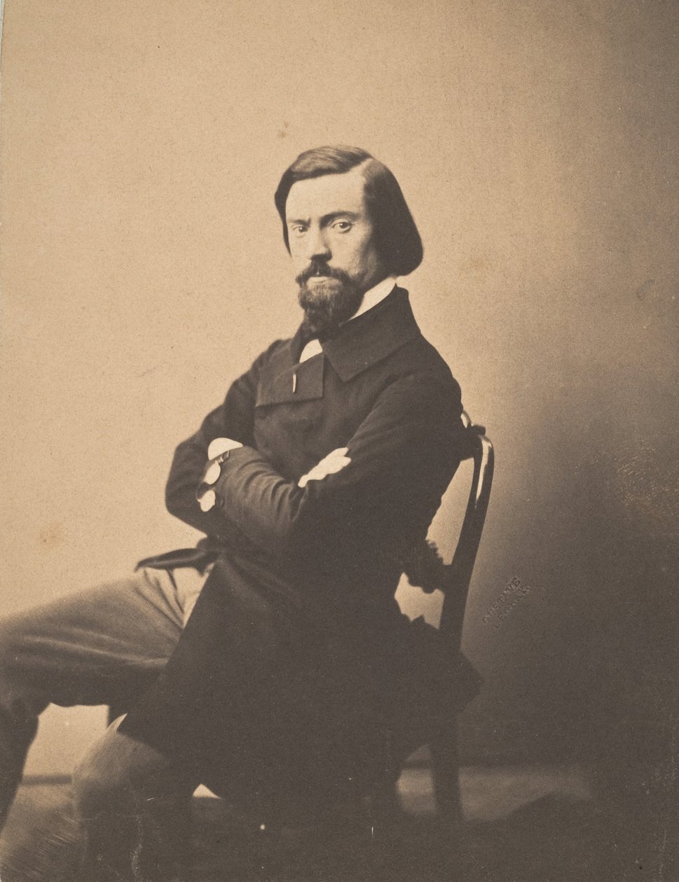 Portrett av Pitre-Chevalier, ca. 1853. av Gustave Le Gray
