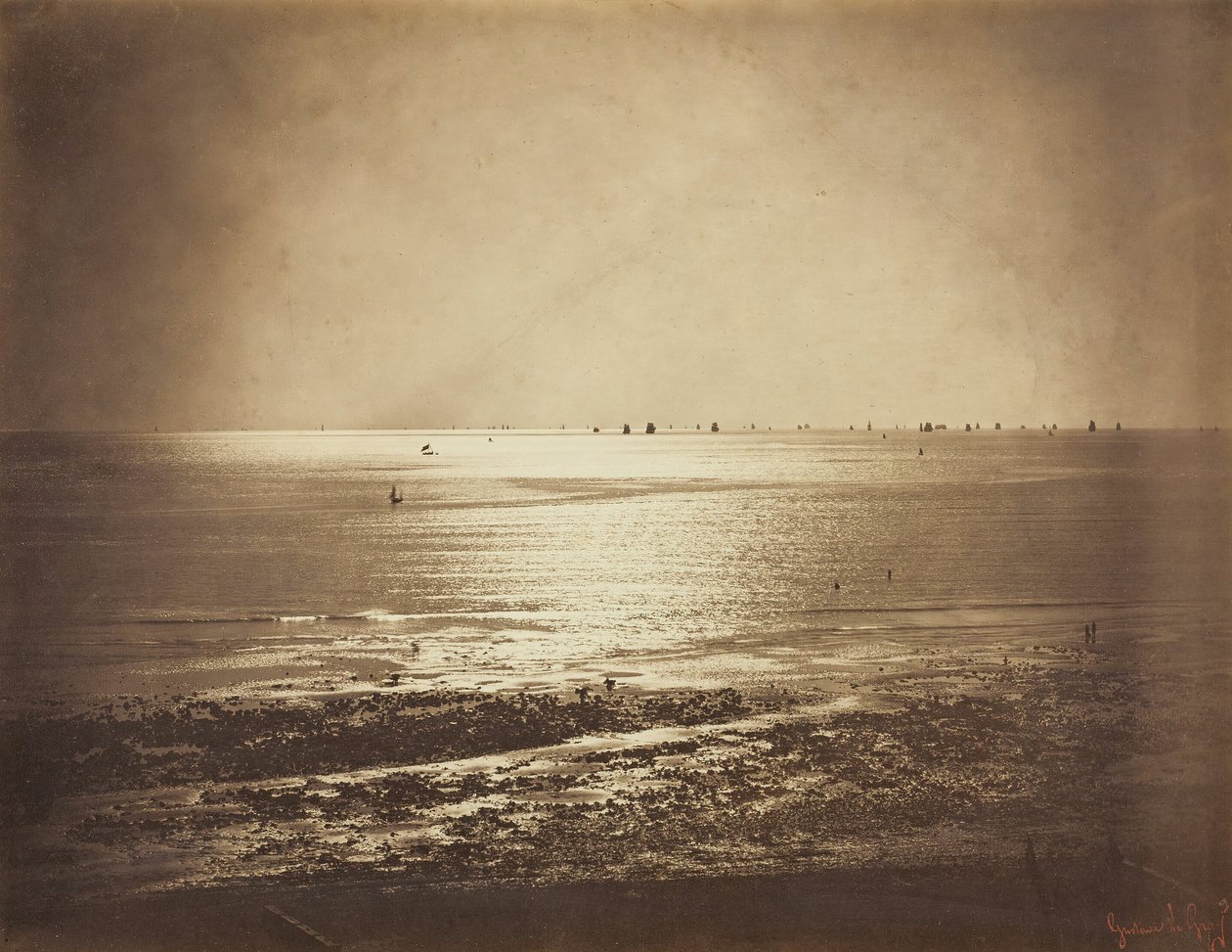 Seascape, Normandie, 185657. av Gustave Le Gray