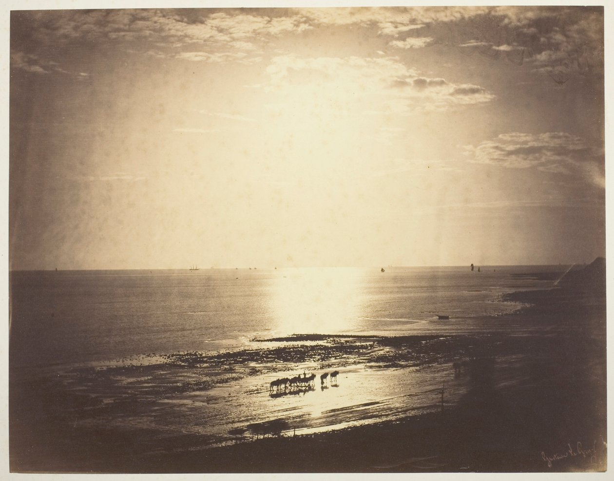 Den Haloed Sun av Gustave Le Gray
