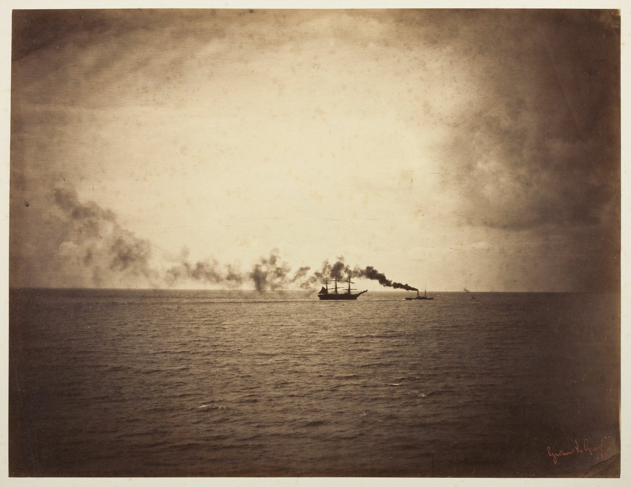 Taubåten av Gustave Le Gray