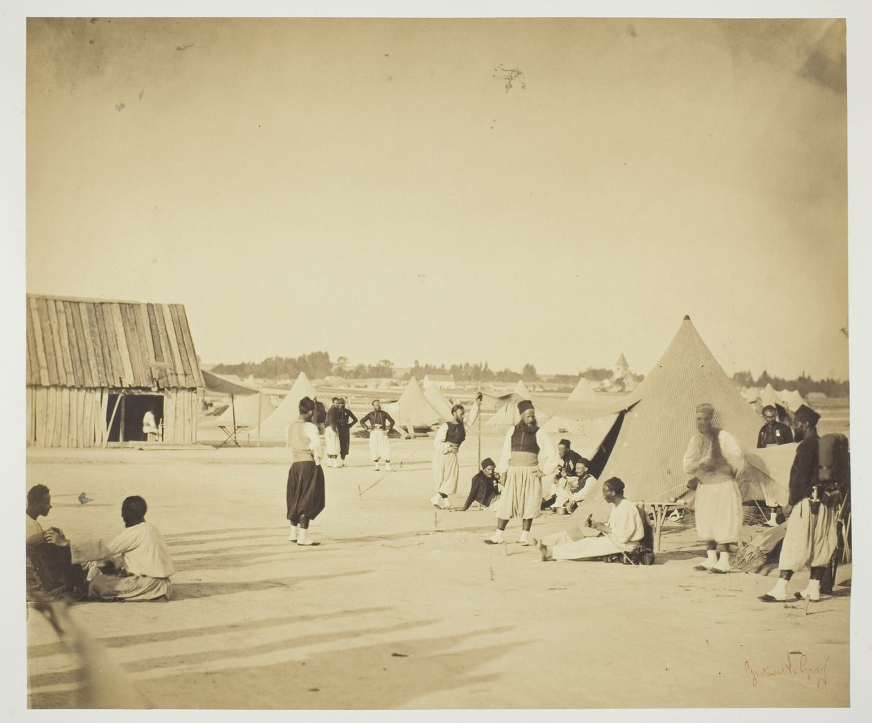 Uten tittel (Zouaves) av Gustave Le Gray