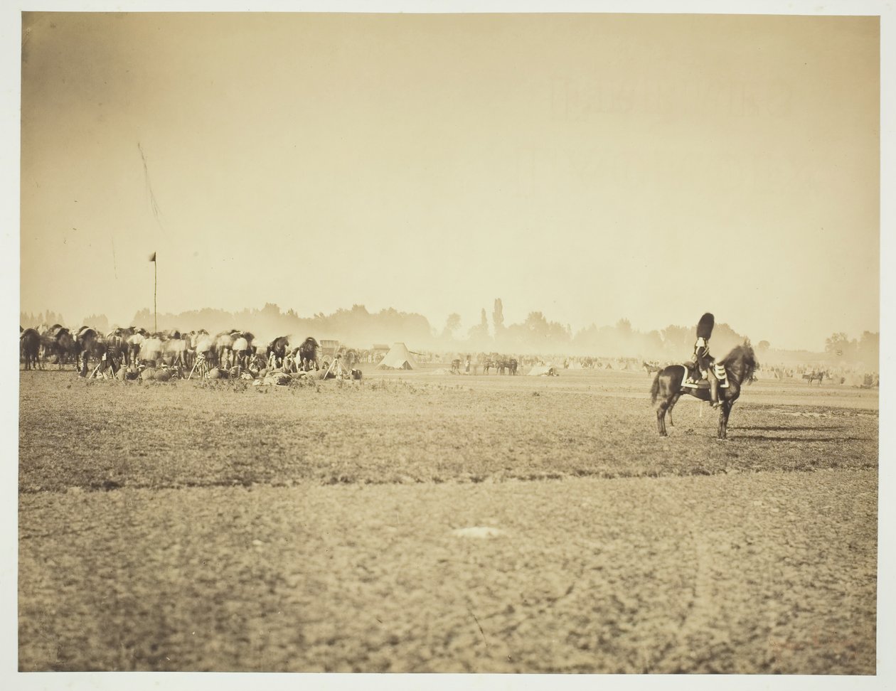 Uten tittel [kavaleri], 1857. av Gustave Le Gray