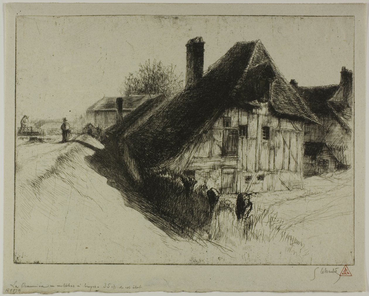 Lavsittende bondebolig, Troyes av Gustave Leheutre
