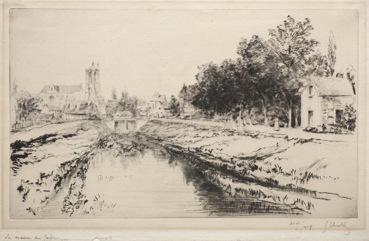 The Guardhouse, Troyes av Gustave Leheutre