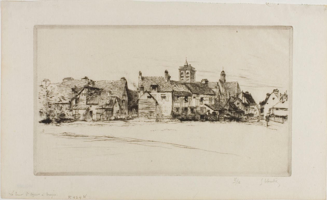 Tårnet i St. Nizier, Troyes av Gustave Leheutre