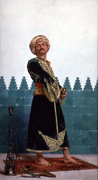 En arabisk vakt av Gustave Leon Antoine Marie Popelin