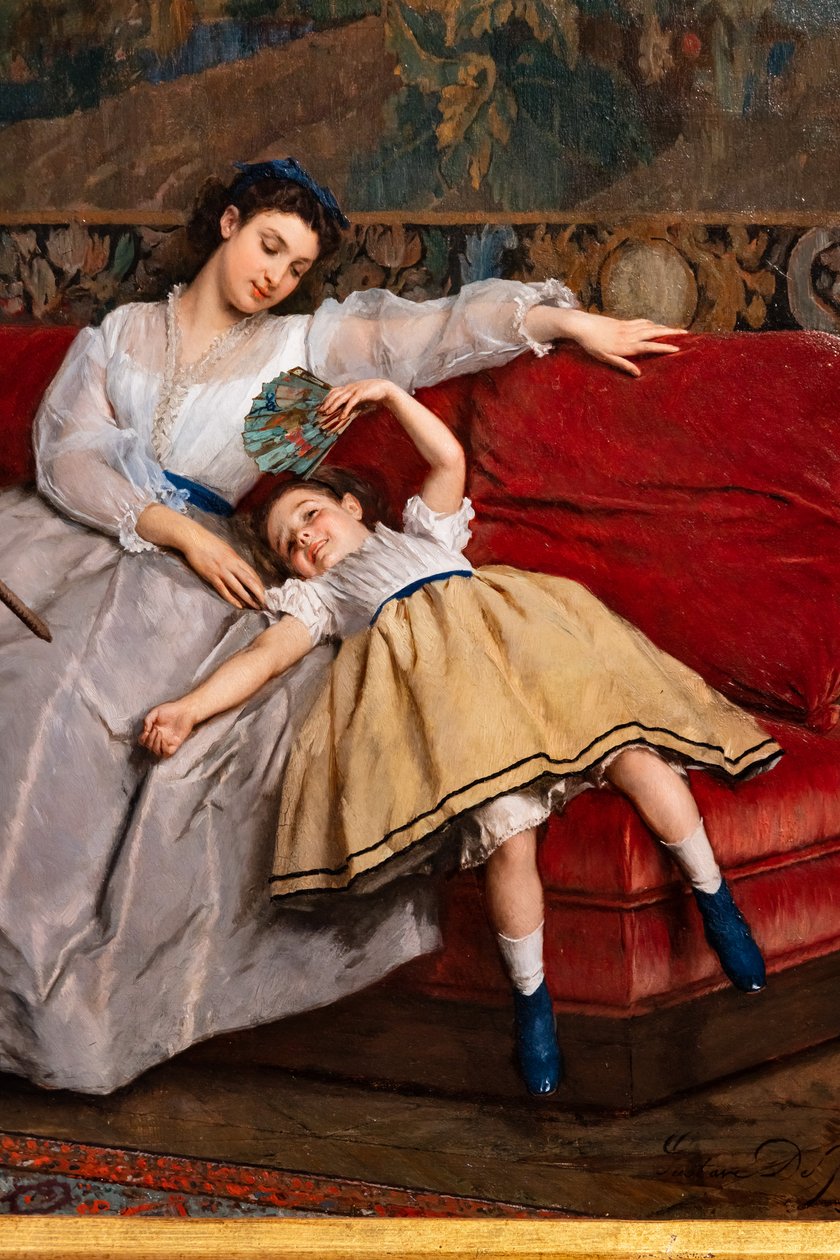 Joys of Motherhood, detalj av Gustave Léonard de Jonghe