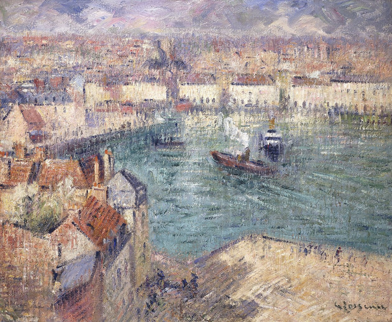 Dieppe, 1929 av Gustave Loiseau