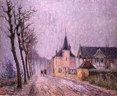 Pothuis-kaien, Pontoise av Gustave Loiseau
