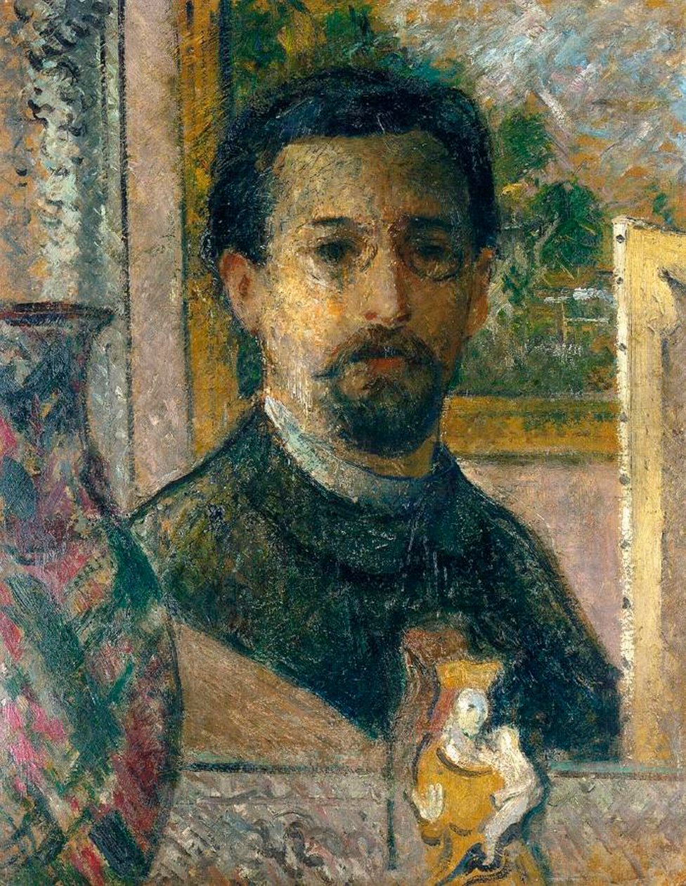 Selvportrett, ca. 1916 av Gustave Loiseau