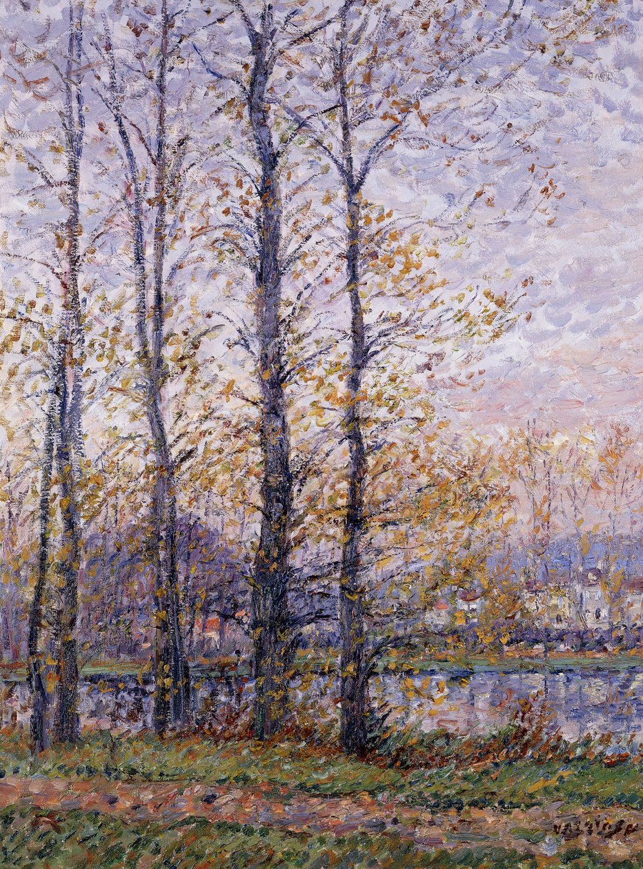 The Banks of the Oise at Precy; Les Bords de l"Oise a Precy, av Gustave Loiseau