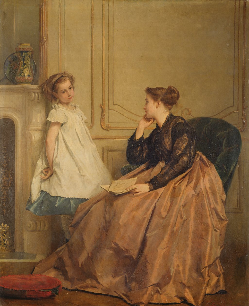 Sengetidshistorier, 1867 av Gustave Léonard de Jonghe