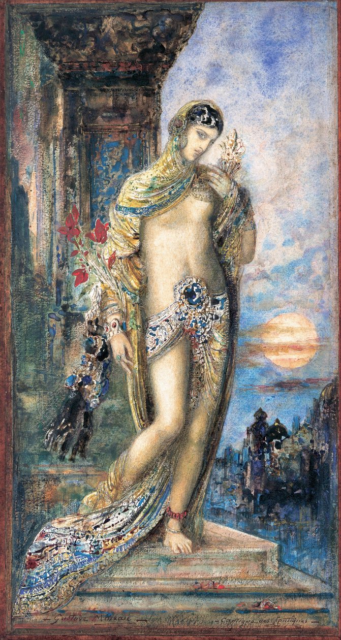Song of Songs - Book of Salomon - Song of Songs av Moreau, Gustave (1826-1898) av Gustave Moreau